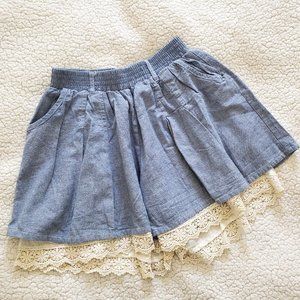 Cotton Lace Shorts